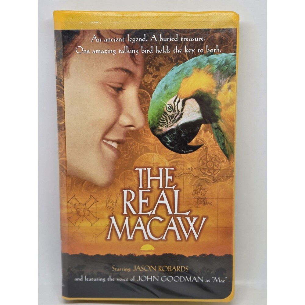 The Real Macaw VHS 2000 Paramount Family Favorites Clamshell Case John Goodman